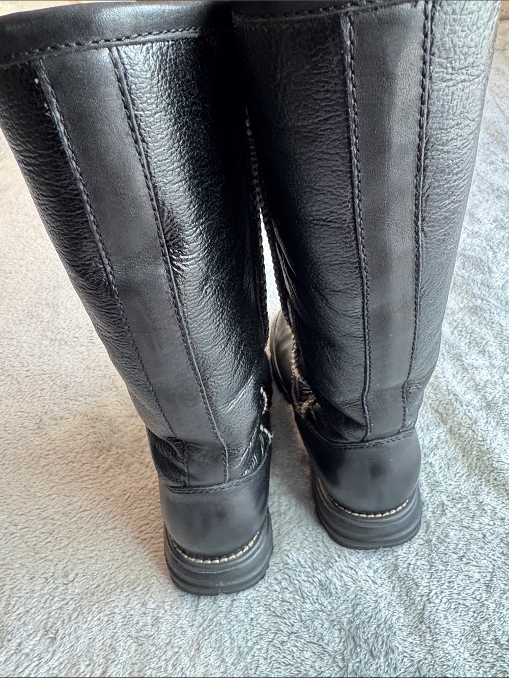 UGG Brooks Tall Black 5490 Boots Size EU37 US6 - Picture 8 of 15